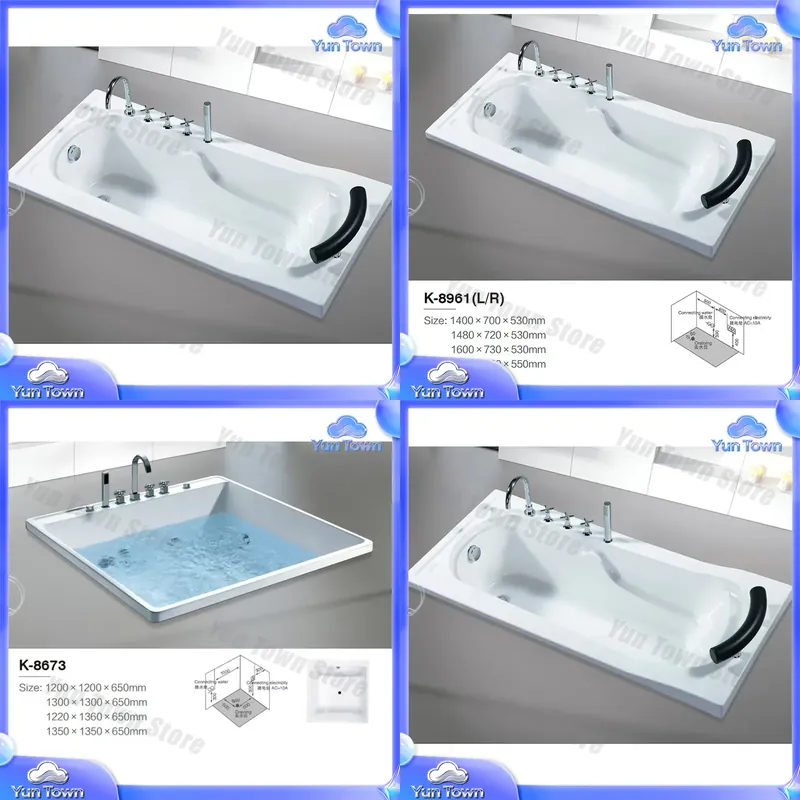 Home Bathroom Jacuzzi - 가정용 스파를 위한 LED 조명 내장