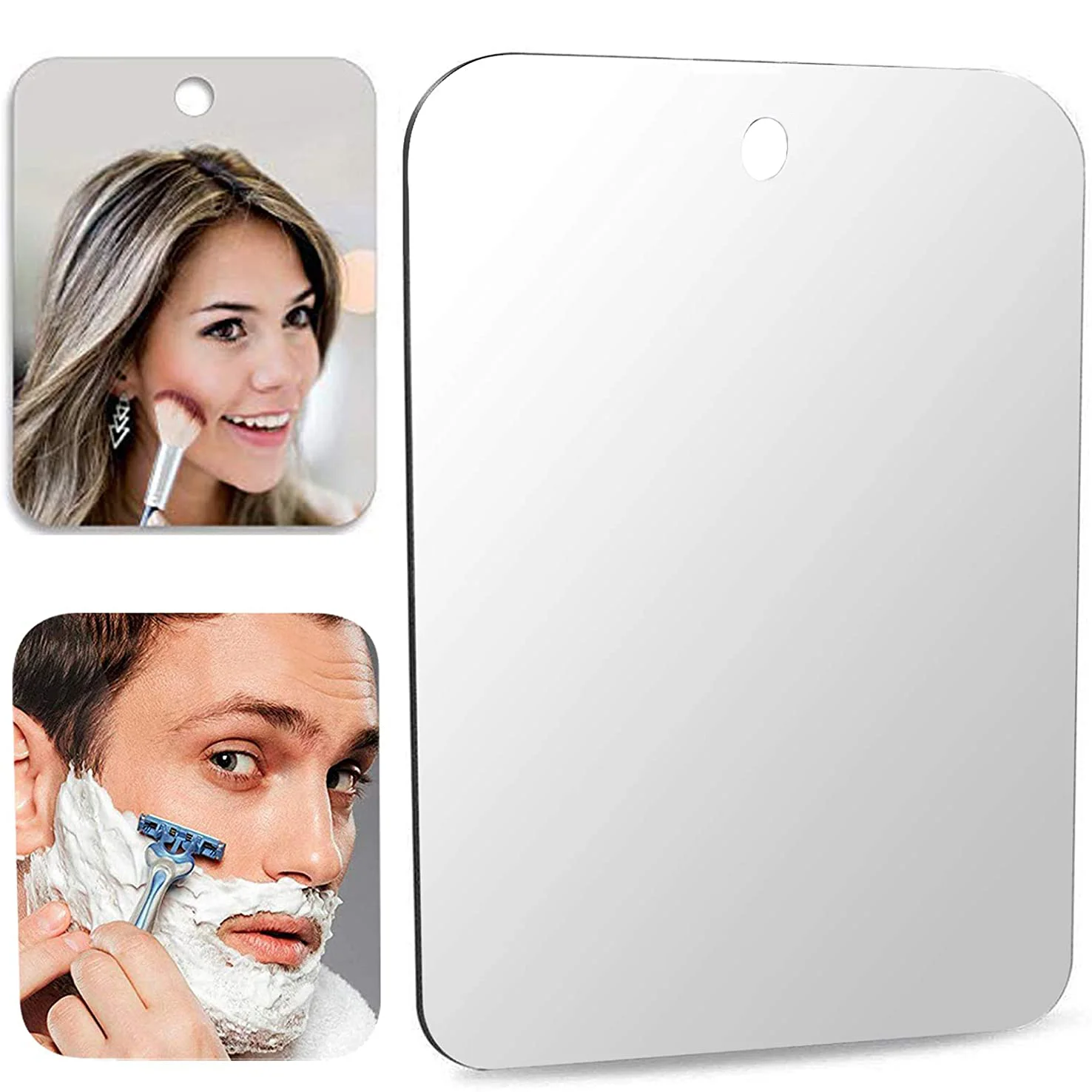 Shaving Mirror Suction - 아크릴 벽 흡입 여행 거울 깨지지