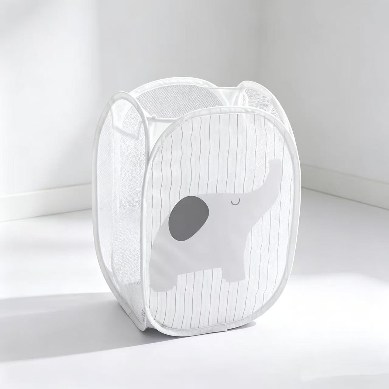 Home Goods Bathroom Storage - 접이식 메쉬 세탁 바구니, 만화 캐릭터