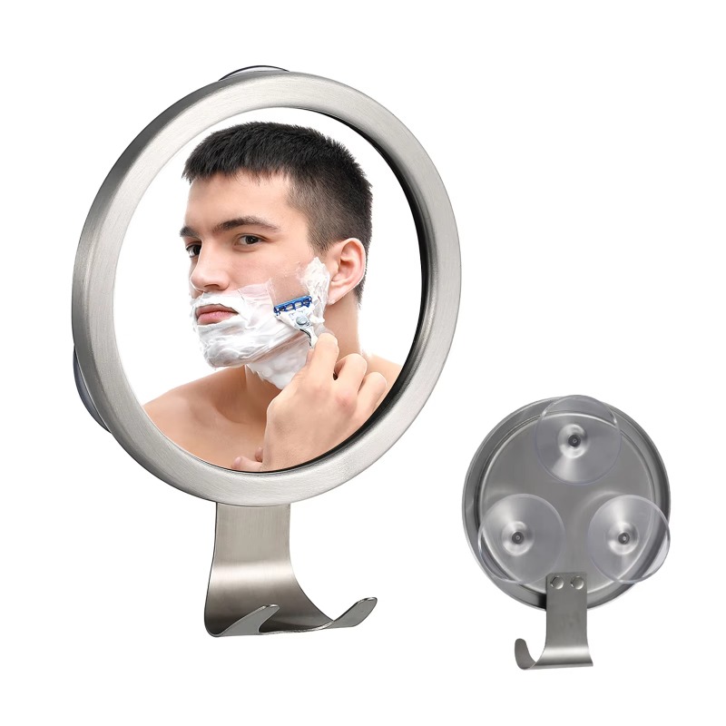 Shaving Mirror Suction - 욕실 김서림 방지 샤워 거울 (흡착컵