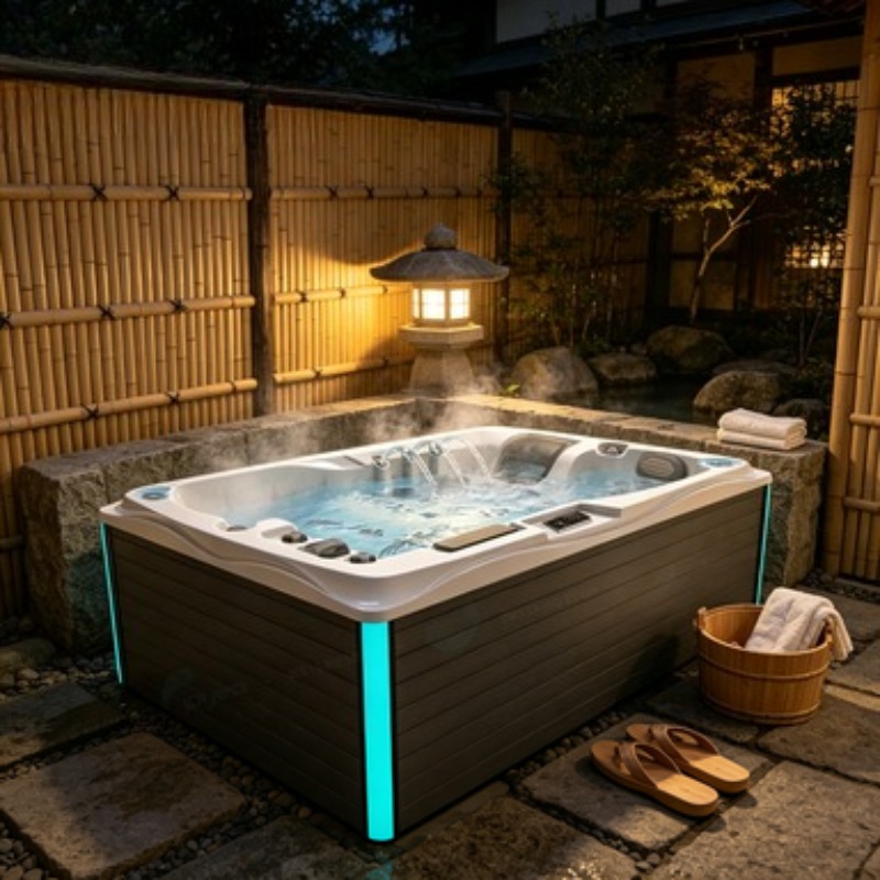 Home Bathroom Jacuzzi - 3인용 발보아 아크릴 월풀 스파 욕조
