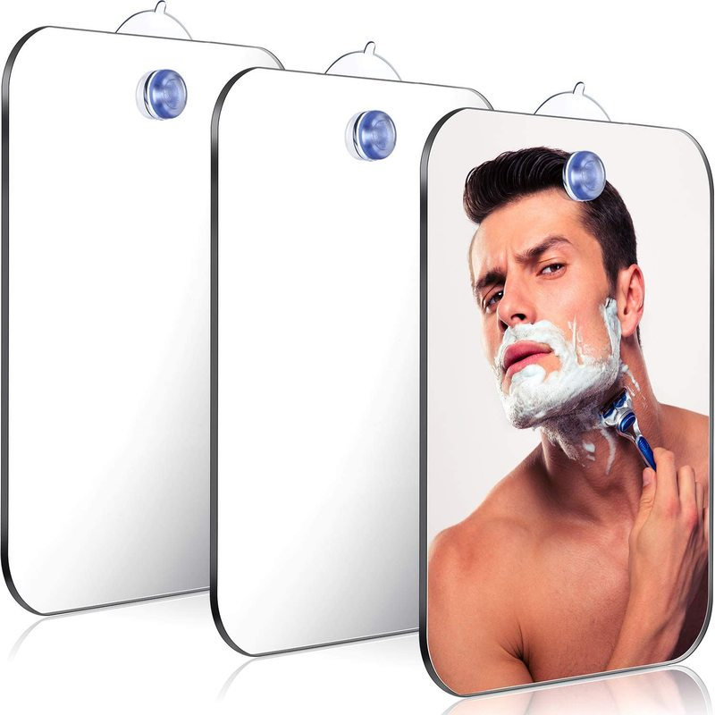 Shaving Mirror Suction - 벽 흡입 샤워 거울이 달린 아크릴