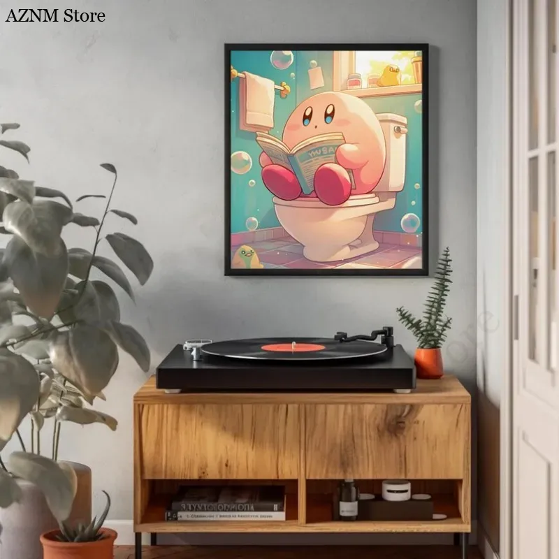 재미있는 욕실 만화 비디오 게임 포스터 귀여운 애니메이 - Home Design Bathroom 리뷰 및 가격