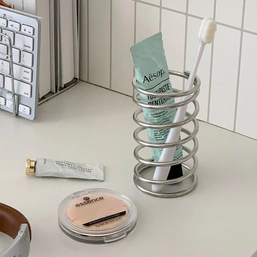 스테인레스 스틸 칫솔 홀더 치약 메이크업 브러쉬 스토리 - Tiny Home Bathroom Kit 리뷰 및 가격