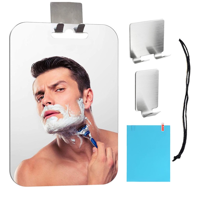 대형 아크릴 김서림 방지 거울, 욕실 도구, 샤워 면도 - Shaving Mirror Suction 리뷰 및 가격