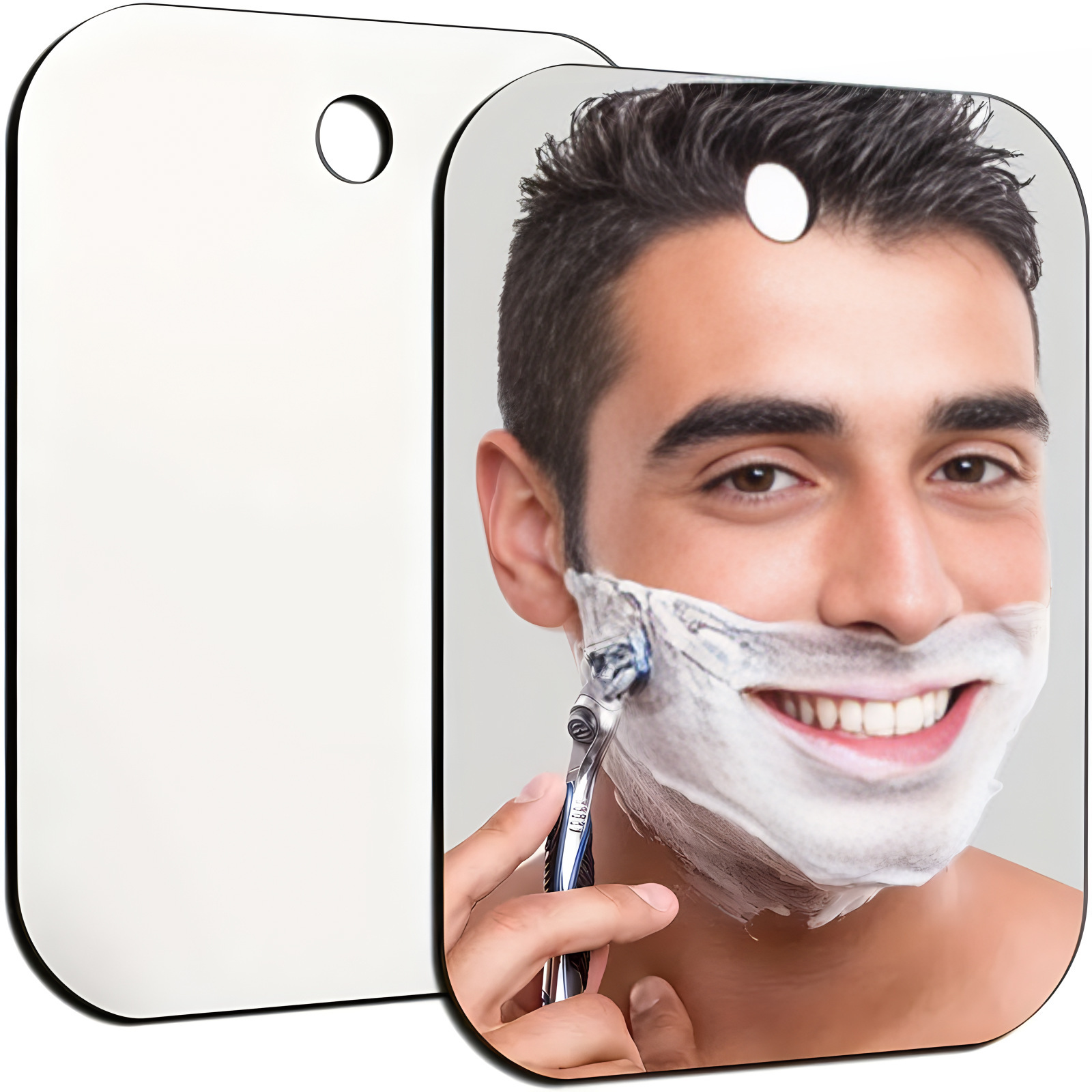 벽걸이형 아크릴 거울, 남성 면도 및 여성 화장용 휴대 - Shaving Mirror Suction 리뷰 및 가격