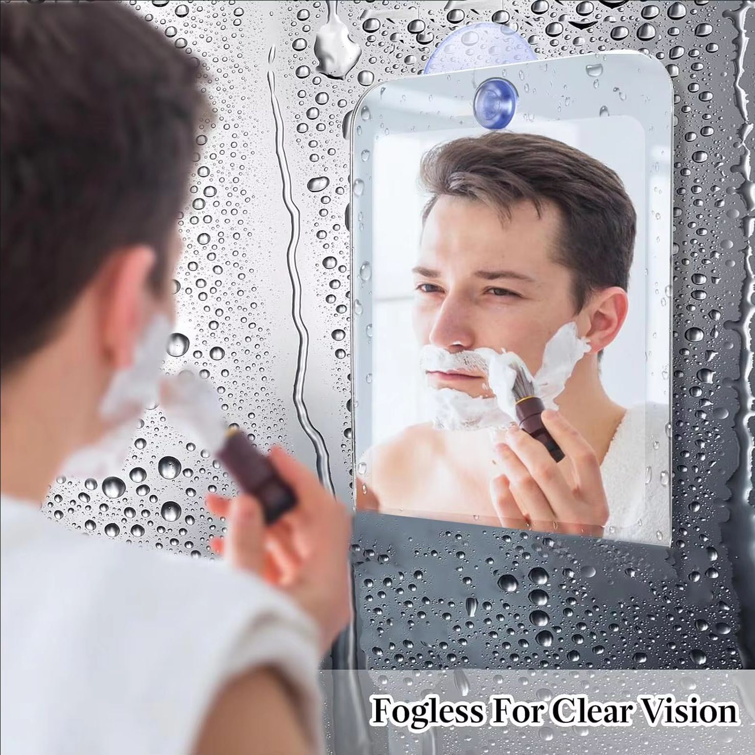 벽걸이형 아크릴 거울, 남성 면도 및 여성 화장용 휴대 - Shaving Mirror Suction 리뷰 및 가격