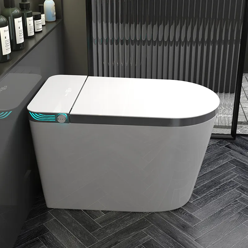 세라믹 공급업체 원피스 스마트 변기, 지능형 시트가 있 - Home Bathroom Ware 리뷰 및 가격