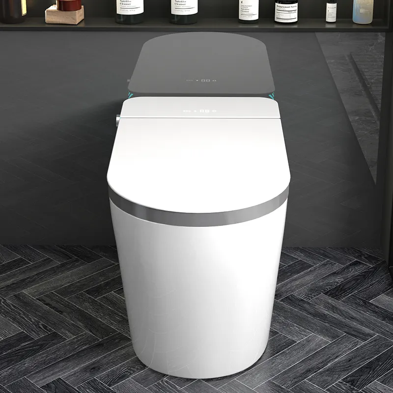 세라믹 공급업체 원피스 스마트 변기, 지능형 시트가 있 - Home Bathroom Ware 리뷰 및 가격