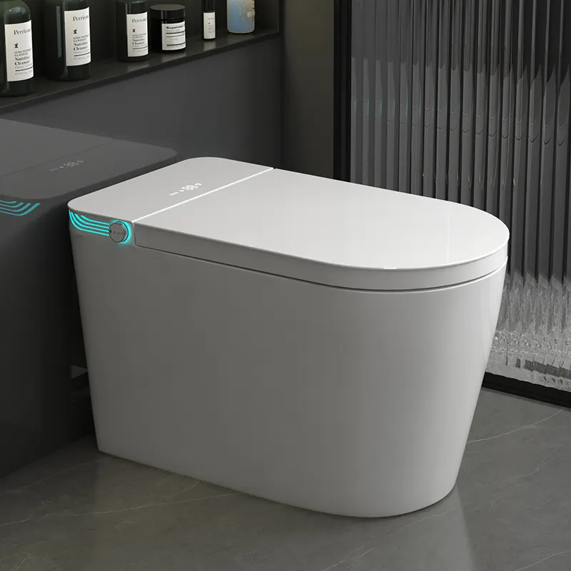 세라믹 공급업체 원피스 스마트 변기, 지능형 시트가 있 - Home Bathroom Ware 리뷰 및 가격