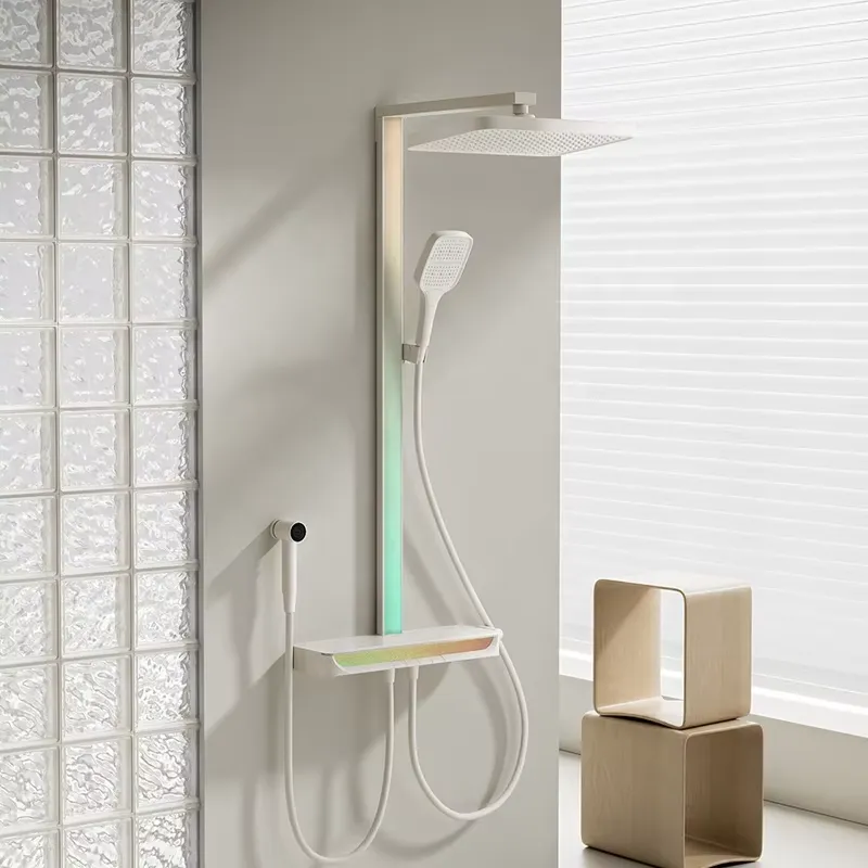황동 디지털 폭포 샤워 세트 벽걸이형 레인 피아노 스마 - Home In Bathroom 리뷰 및 가격
