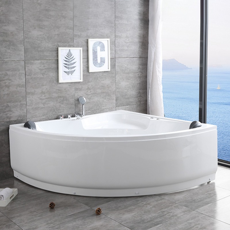 욕실 삼각형 서프 자쿠지 아크릴 독립형 항온 일반 욕조 - Home Bathroom Jacuzzi 리뷰 및 가격