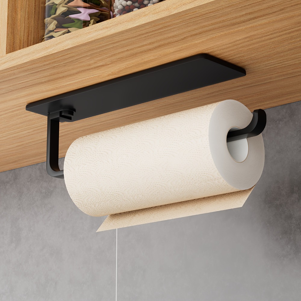 1개 주방용 타월 홀더 - 캐비닛 아래에 설치 가능한  - Home Bathroom Towel Dispenser 리뷰 및 가격