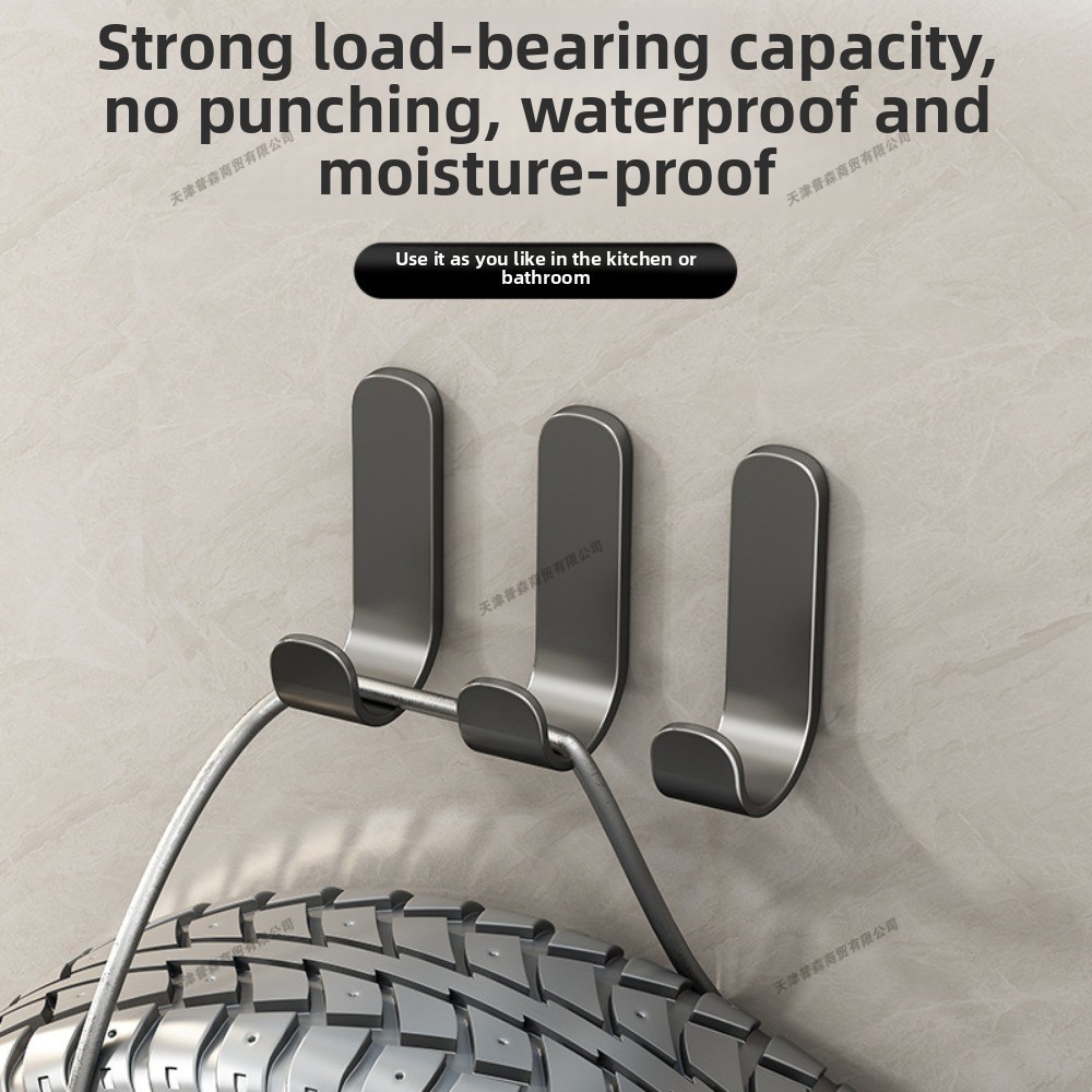 펀치 없는 접착식 벽걸이 후크, 금속 옷걸이, 벽걸이  - Home Goods Bathroom Storage 리뷰 및 가격