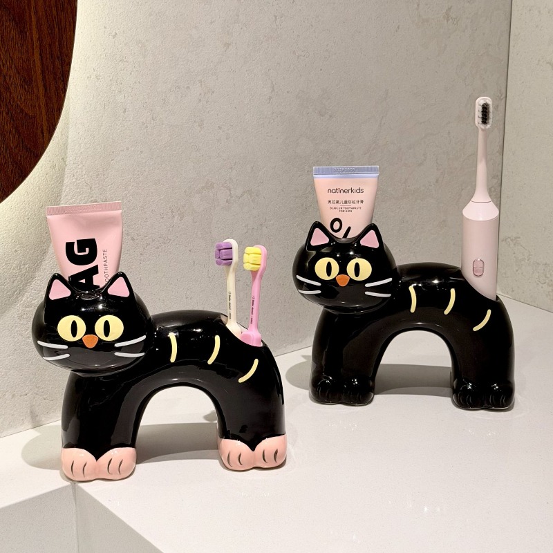 개인 맞춤형 귀여운 검은 고양이 모양 욕실 고급 수납  - Home Goods Bathroom Storage 리뷰 및 가격