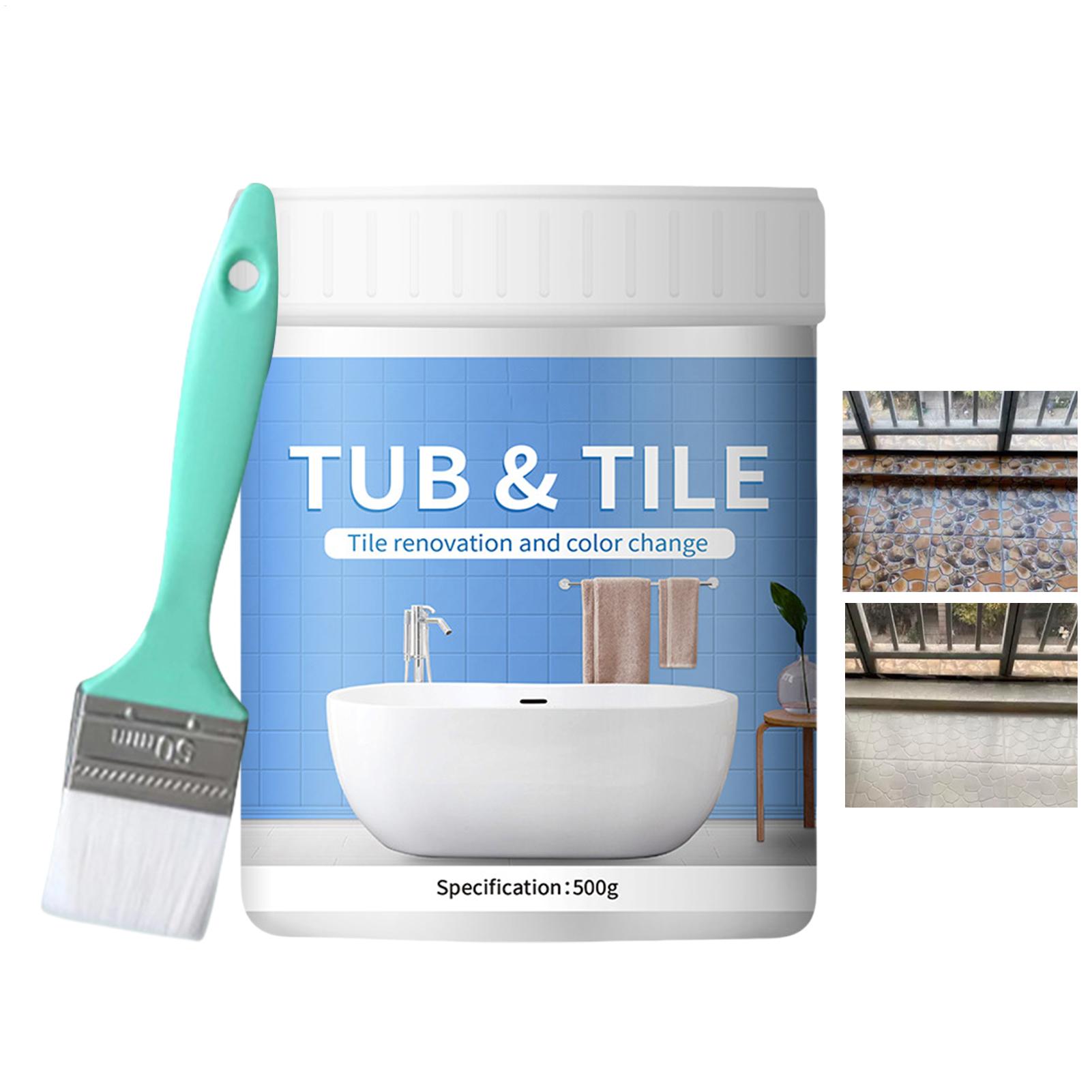 욕실 타일 페인트 키트 500g 수성 속건성 욕조 보수 - Home Bathroom Tub 리뷰 및 가격
