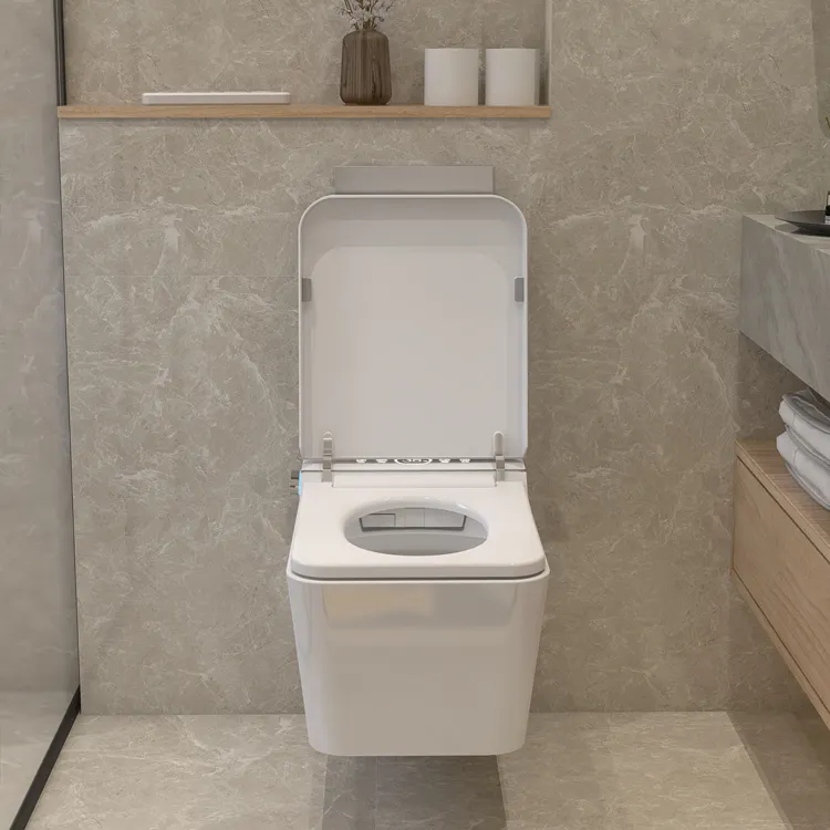 벽걸이형 스마트 변기 앱 제어 지능형 WC 자동 플러시 - Home Bathroom Ware 리뷰 및 가격