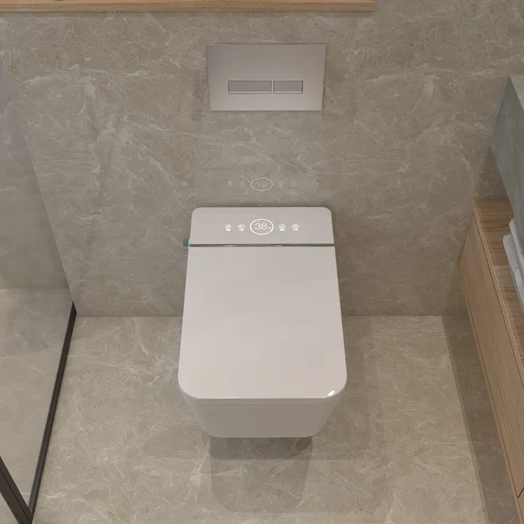 벽걸이형 스마트 변기 앱 제어 지능형 WC 자동 플러시 - Home Bathroom Ware 리뷰 및 가격