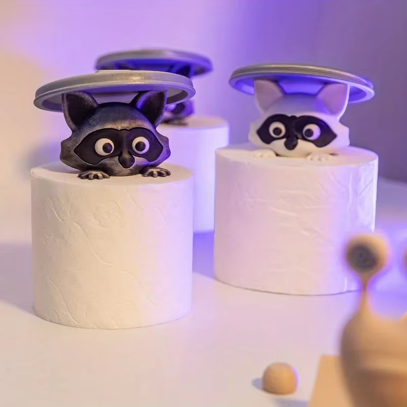 귀여운 너구리 화장지 홀더, 재미있는 욕실 장식, 쓰레 - Home Bathroom Decor Ideas 리뷰 및 가격
